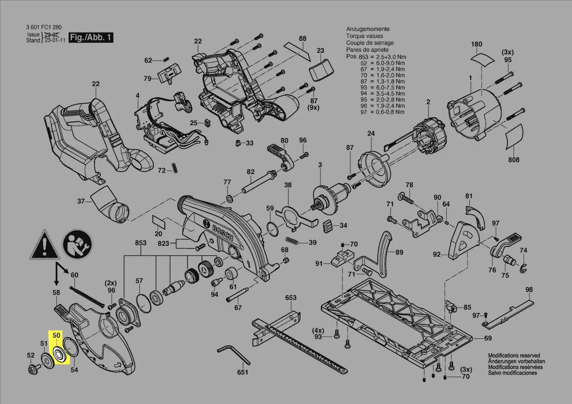 flasque de serrage réf. 1 619 P16 909 Bosch